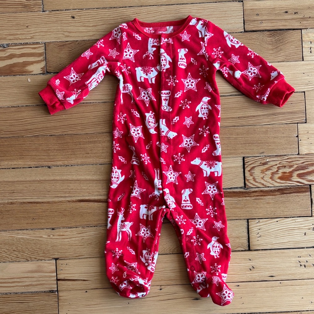 Red Kids One Piece Pajama